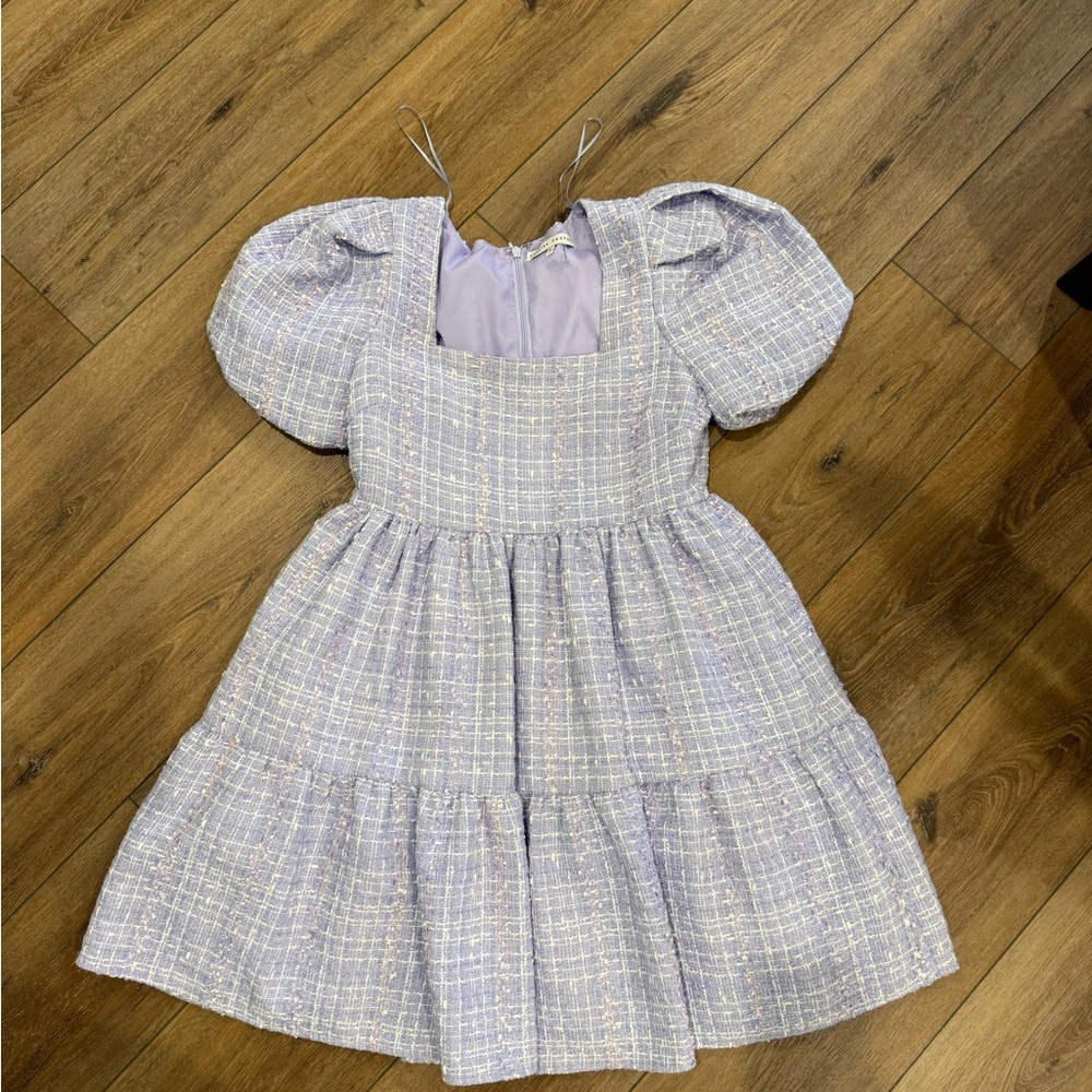 English factory tweed mini dress